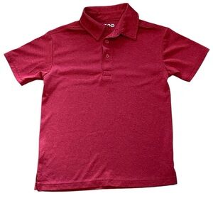 IZOD BOYS RED SHORT SLEEVE POLO SHIRT SIZE SMALL 8